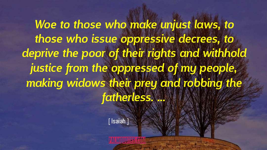Oppressive Governments quotes by Isaiah