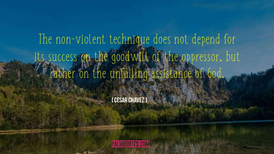 Oppressor quotes by Cesar Chavez