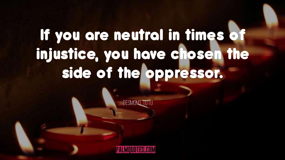 Oppressor quotes by Desmond Tutu