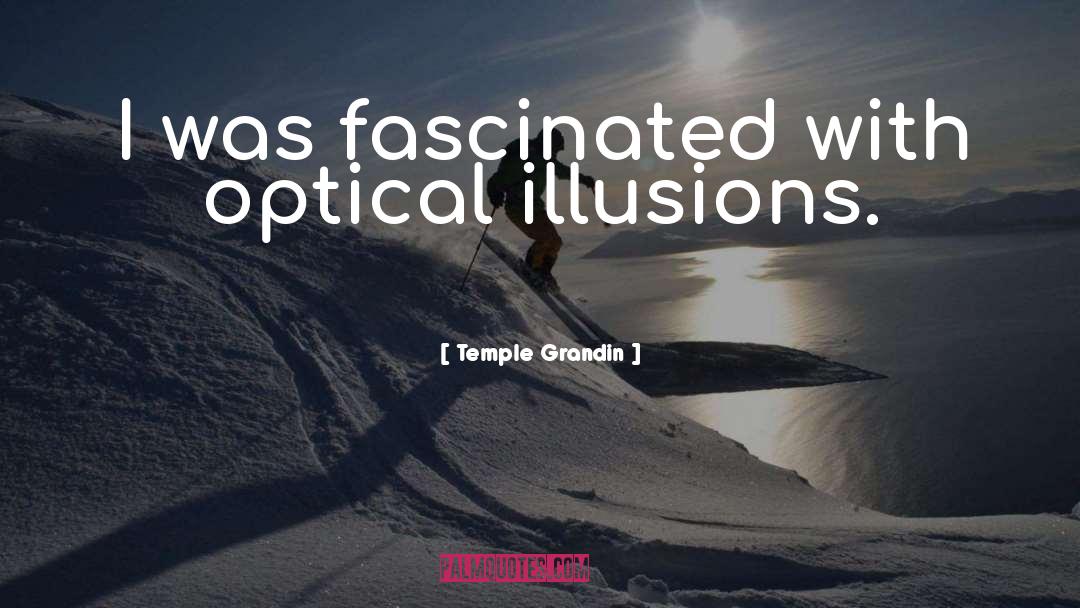 Optical Illusions quotes by Temple Grandin