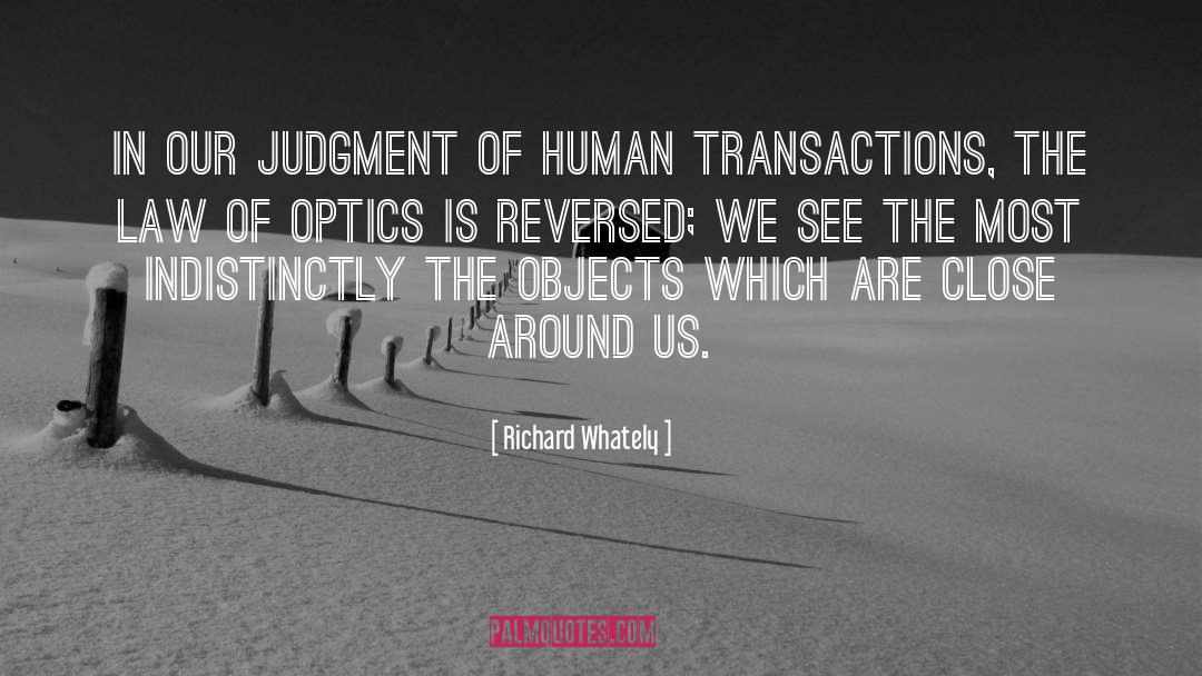 Optics quotes by Richard Whately