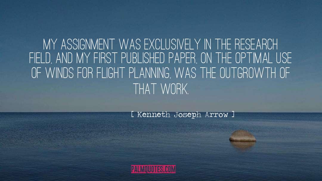 Optimal quotes by Kenneth Joseph Arrow