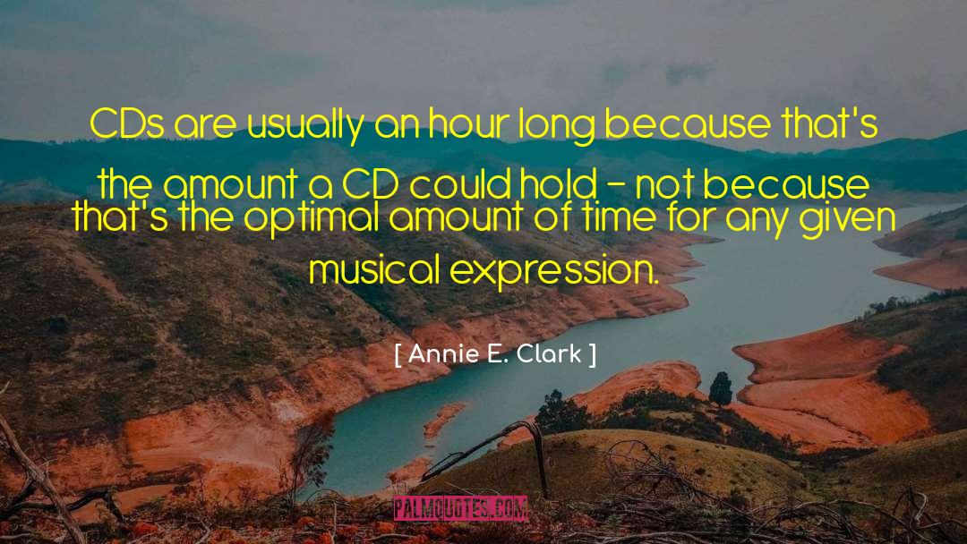 Optimal quotes by Annie E. Clark