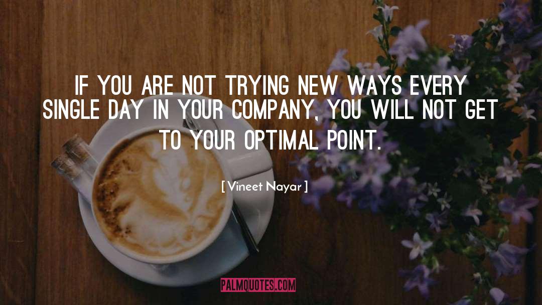Optimal quotes by Vineet Nayar