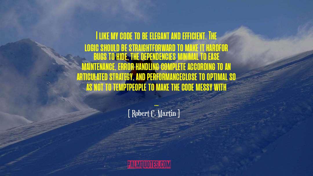 Optimal quotes by Robert C. Martin