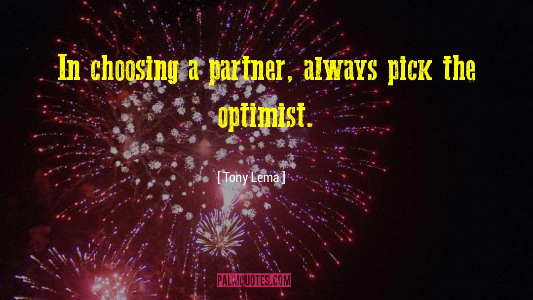 Optimist quotes by Tony Lema
