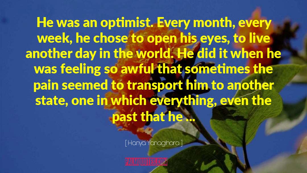 Optimist quotes by Hanya Yanagihara