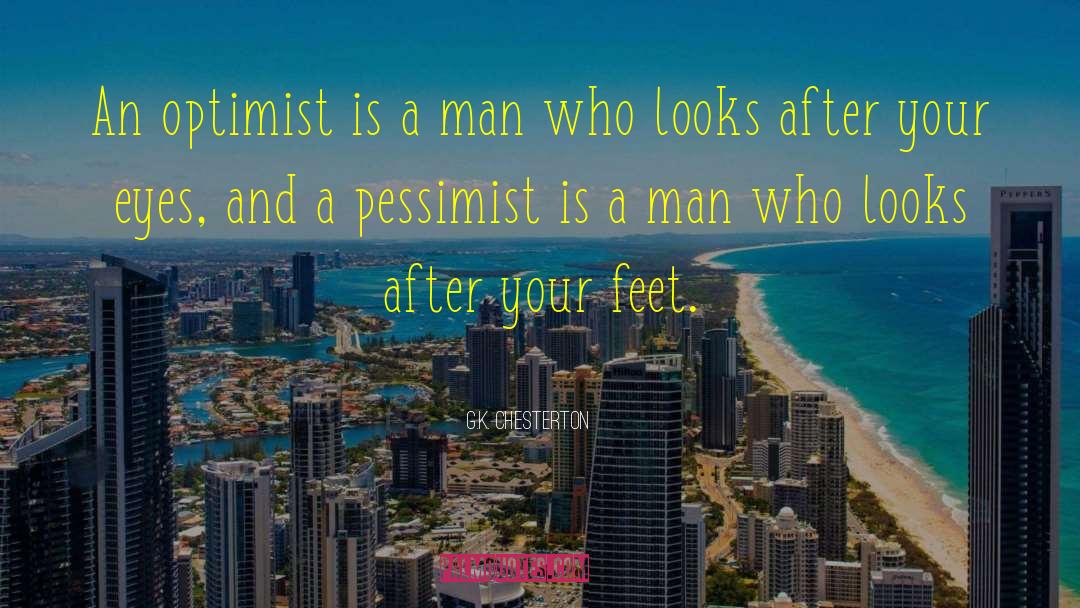 Optimist quotes by G.K. Chesterton