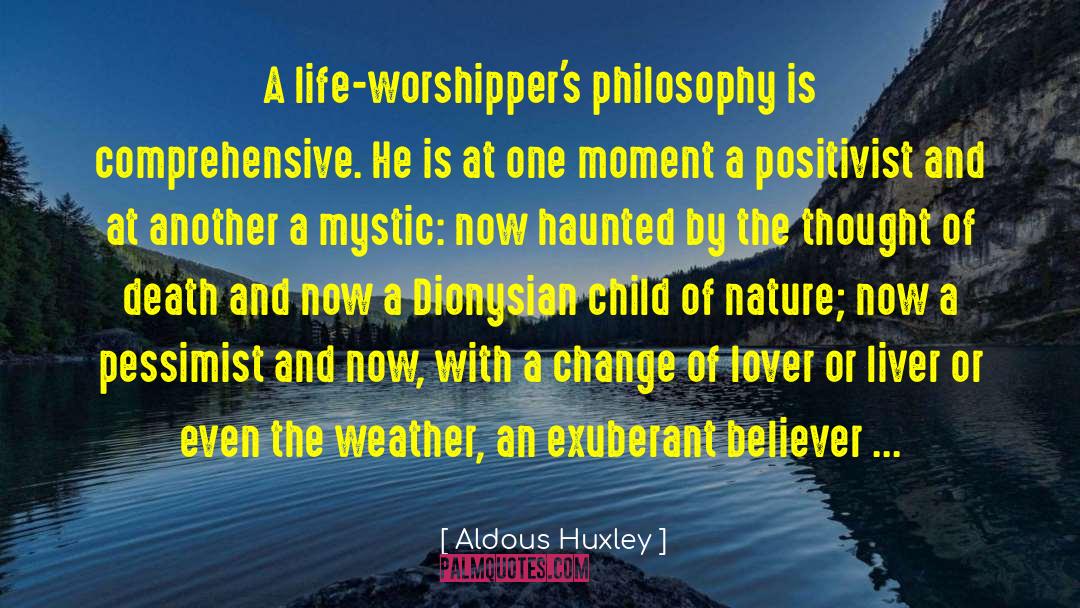 Optimist Vs Pessimist quotes by Aldous Huxley
