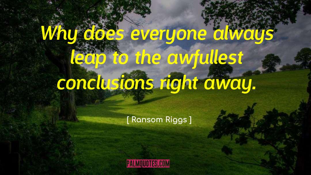 Optimist Vs Pessimist quotes by Ransom Riggs