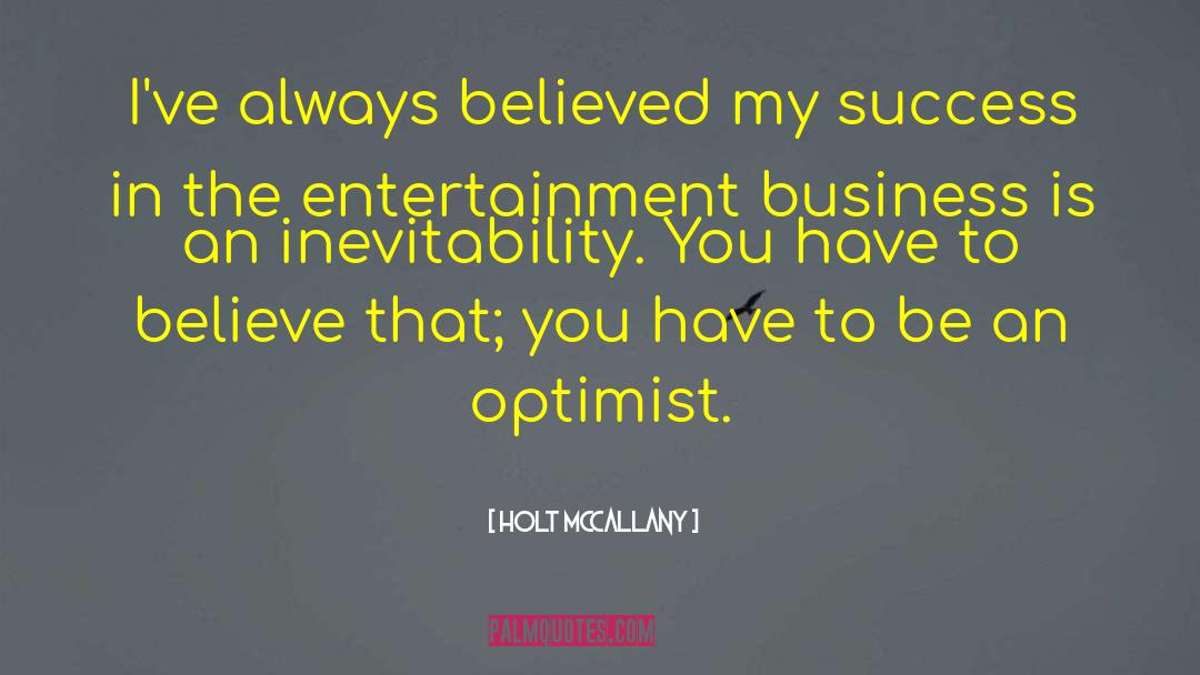 Optimist Vs Pessimist quotes by Holt McCallany
