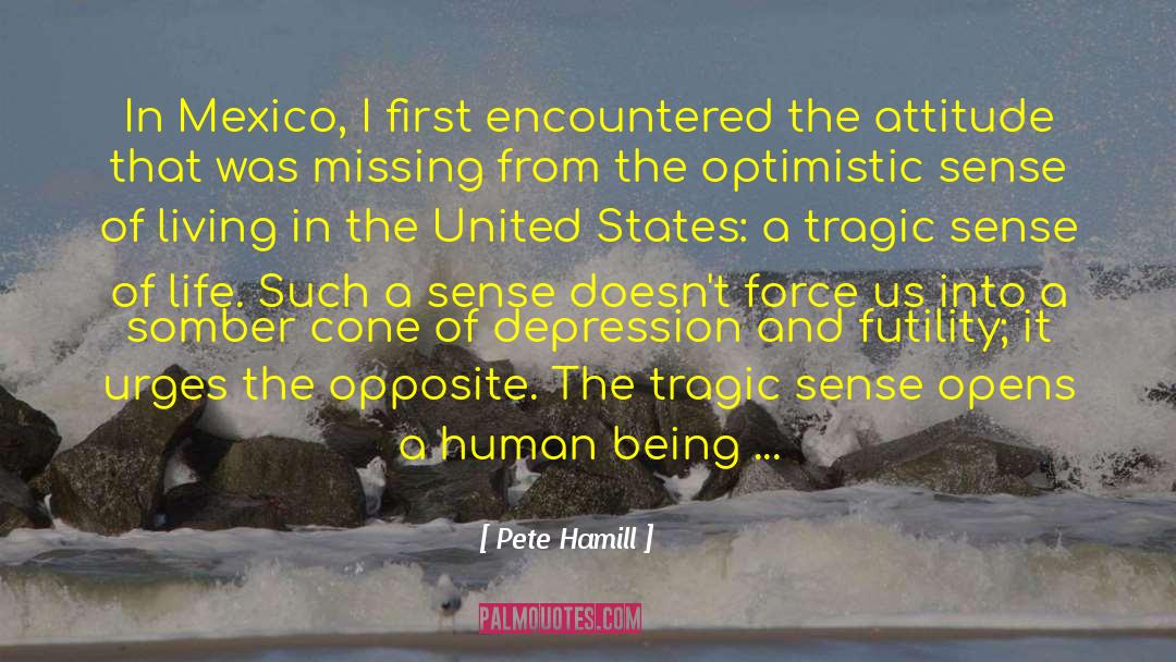 Optimistic Love quotes by Pete Hamill