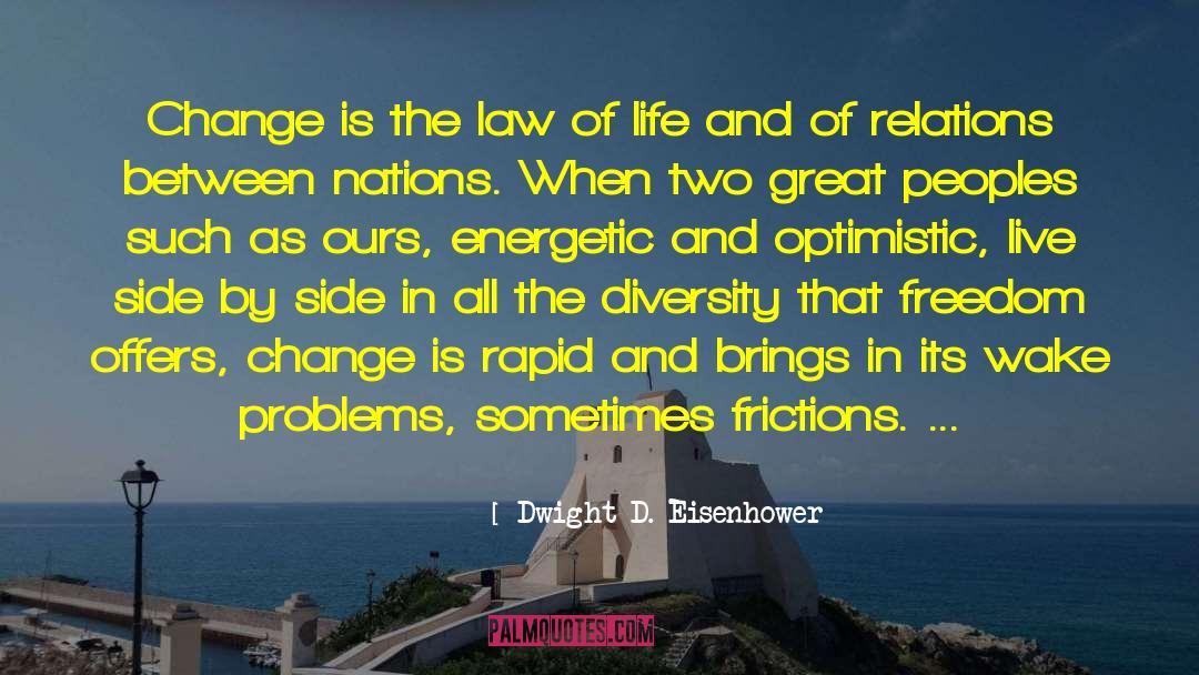 Optimistic quotes by Dwight D. Eisenhower