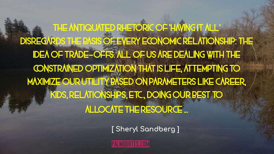 Optimization quotes by Sheryl Sandberg