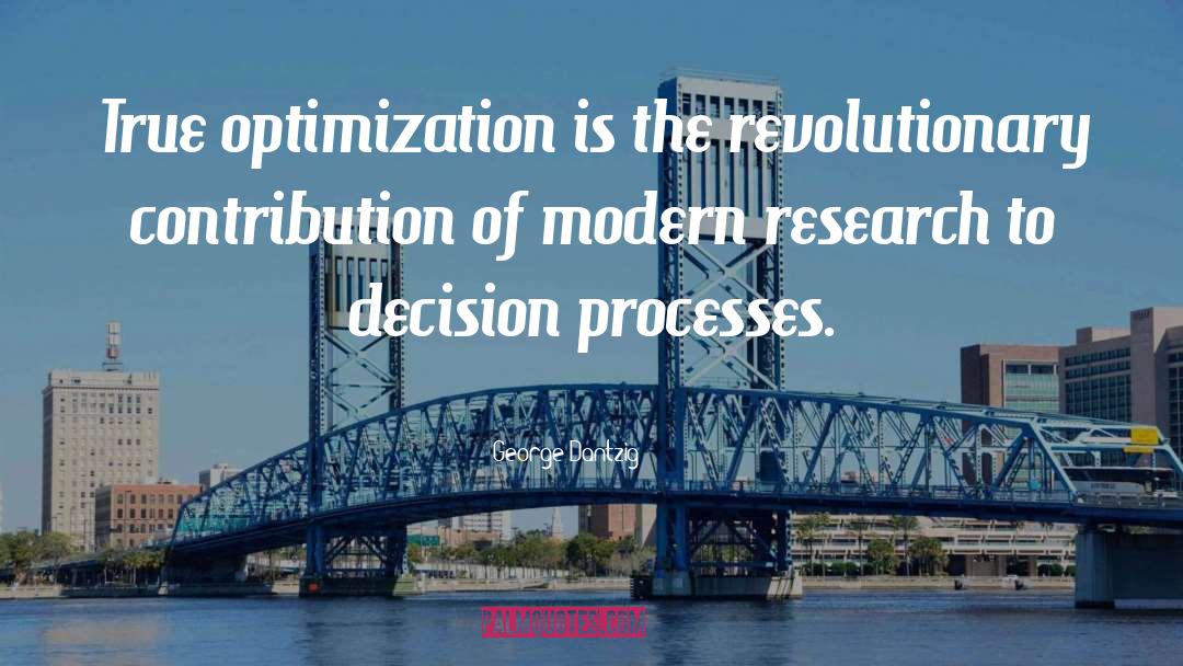 Optimization quotes by George Dantzig