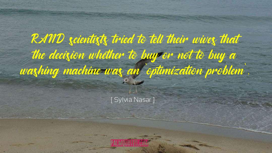 Optimization quotes by Sylvia Nasar