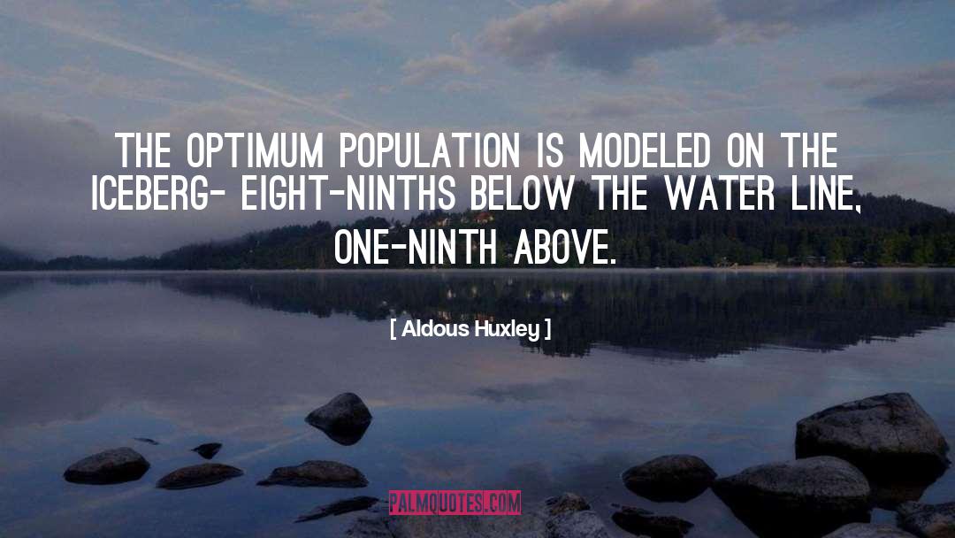 Optimum quotes by Aldous Huxley