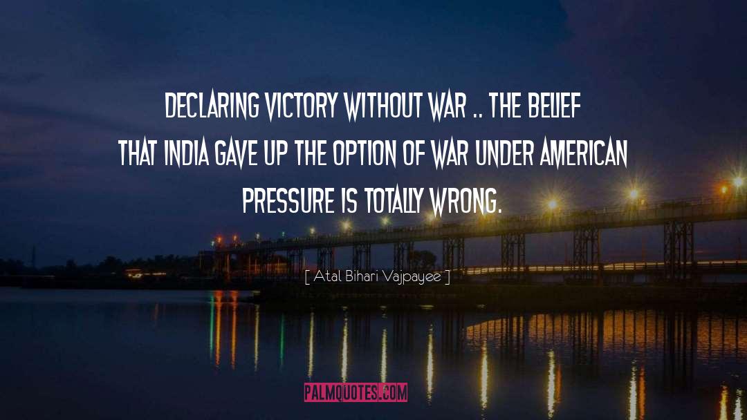 Option quotes by Atal Bihari Vajpayee