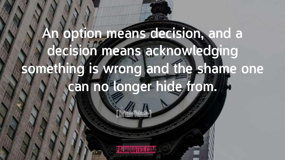 Options In Life quotes by Na'ama Yehuda