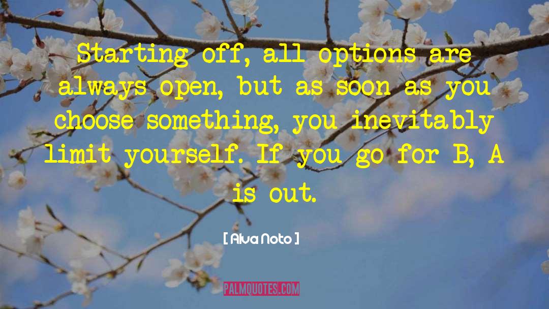 Options quotes by Alva Noto
