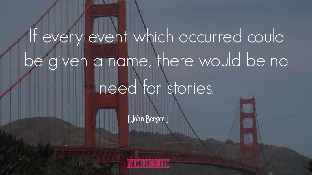 Opus Event quotes by John Berger