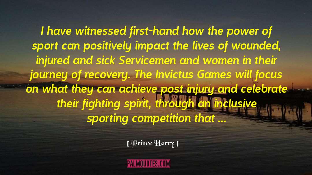 Opus Event quotes by Prince Harry
