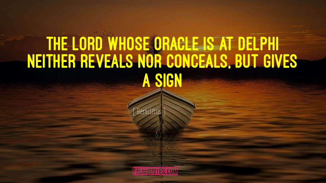 Oracle quotes by Heraclitus