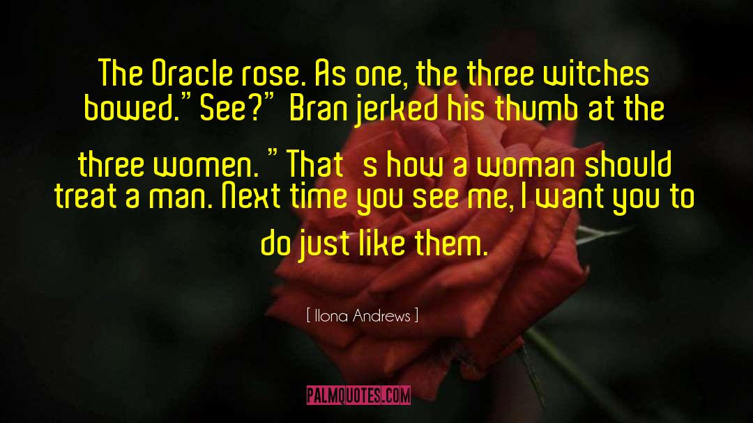 Oracle quotes by Ilona Andrews