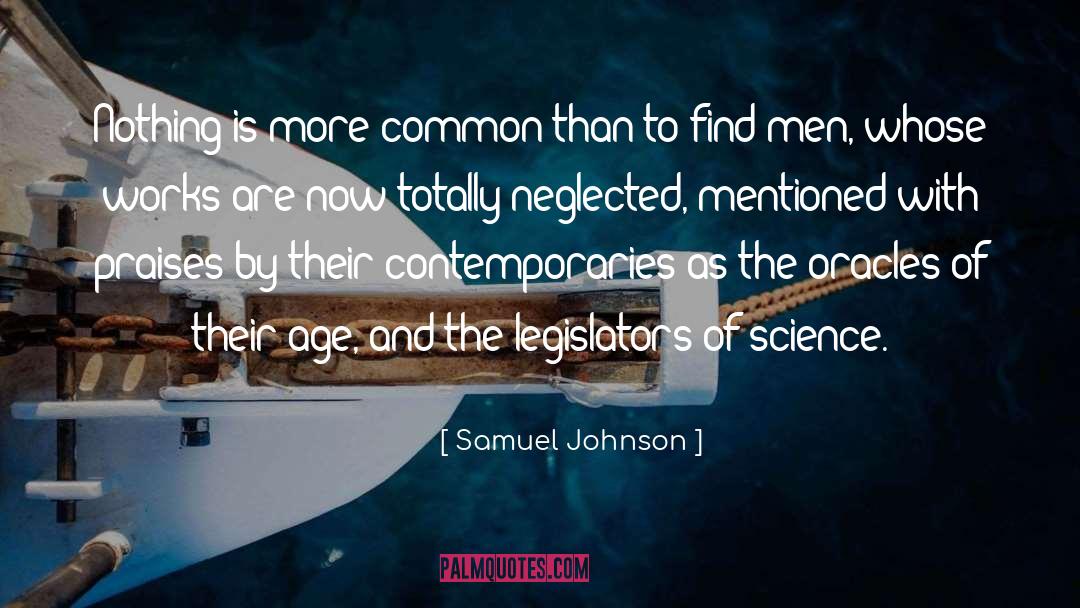 Oracles quotes by Samuel Johnson