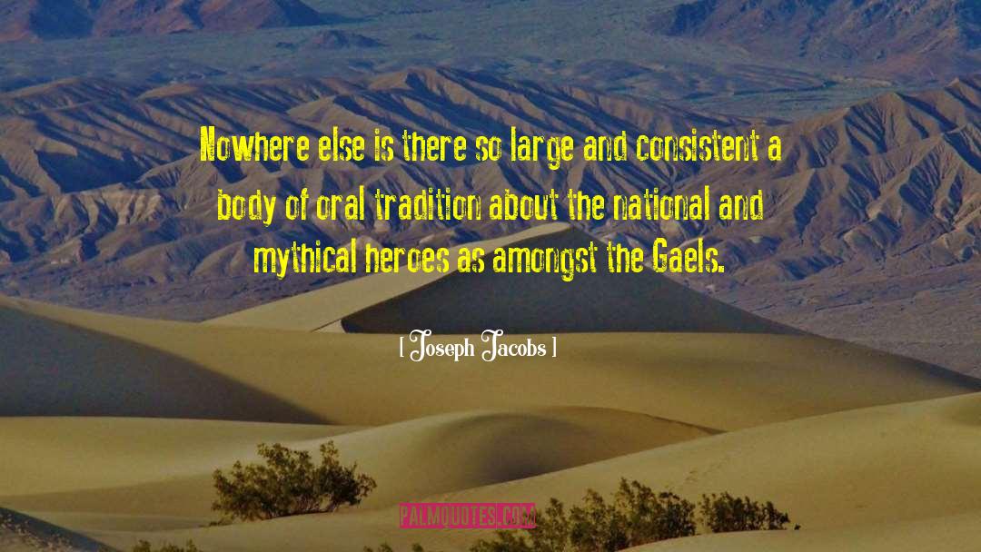 Oral Tradition quotes by Joseph Jacobs