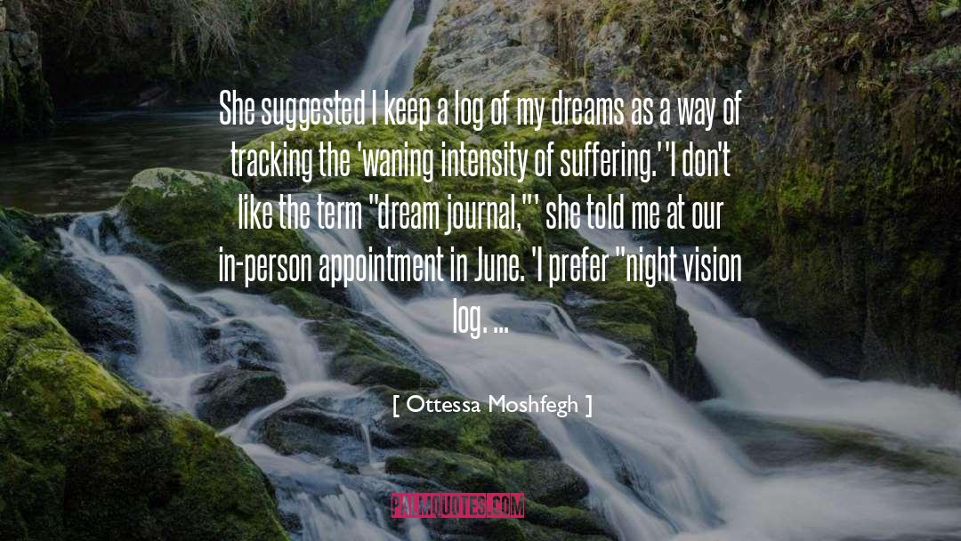 Orbirental Log quotes by Ottessa Moshfegh