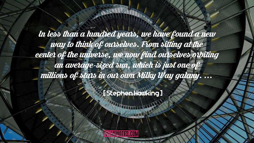 Orbiting quotes by Stephen Hawking