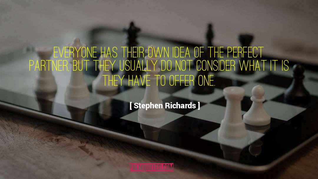 Ordering quotes by Stephen Richards