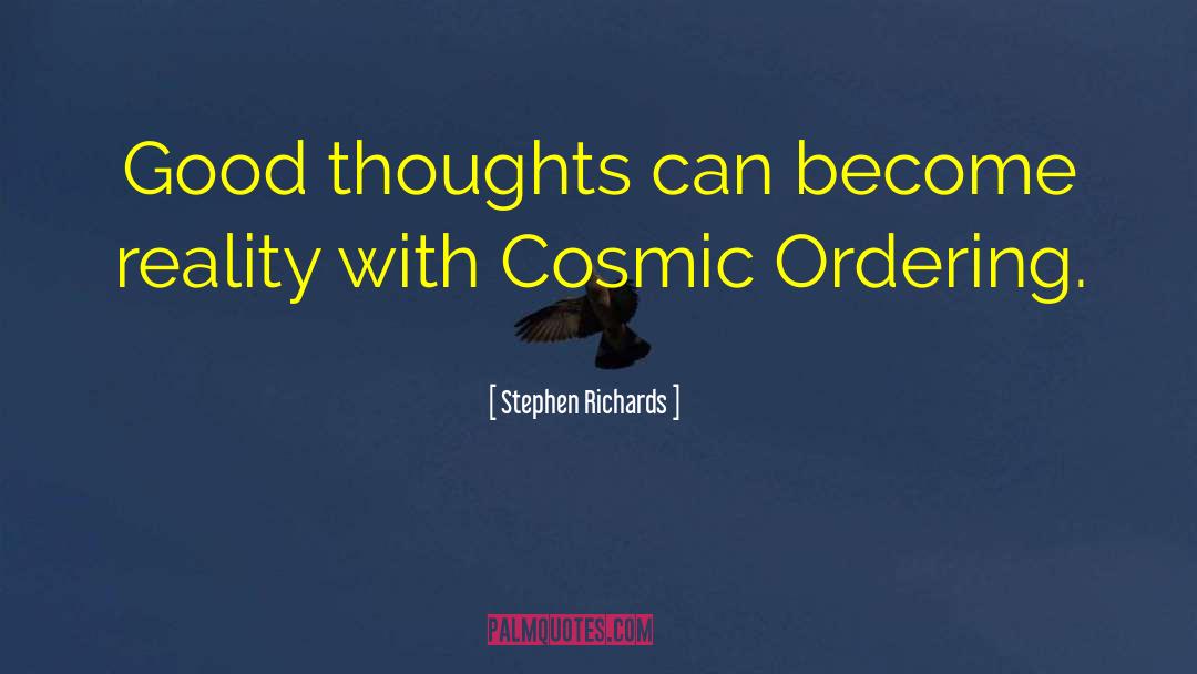 Ordering quotes by Stephen Richards