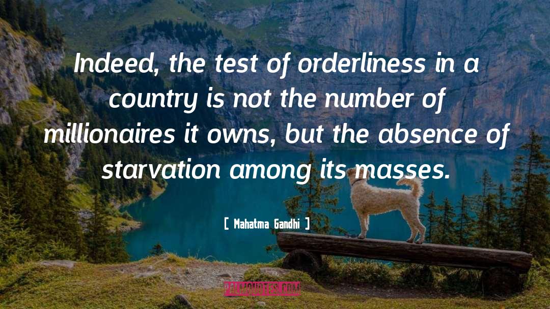 Orderliness quotes by Mahatma Gandhi