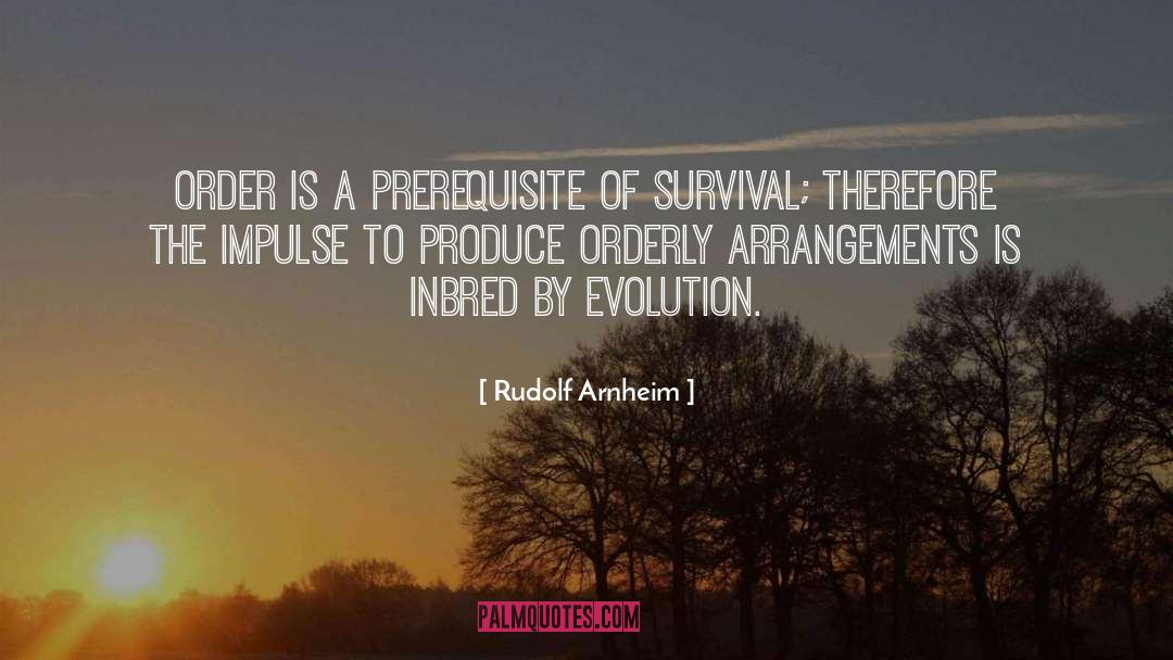 Orderly quotes by Rudolf Arnheim