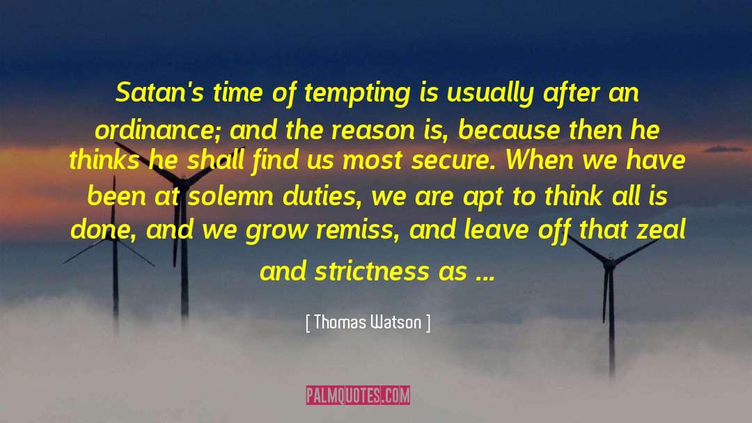 Ordinance quotes by Thomas Watson