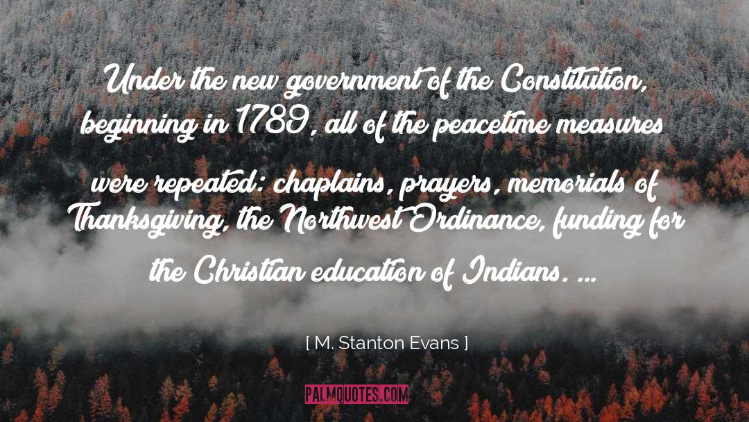 Ordinance quotes by M. Stanton Evans