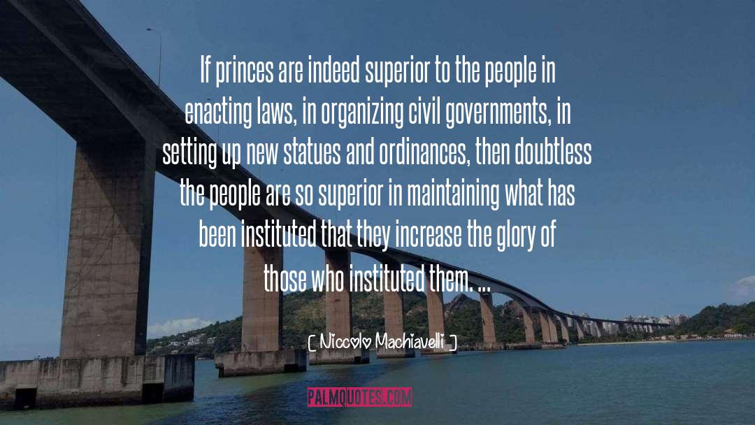 Ordinances quotes by Niccolo Machiavelli