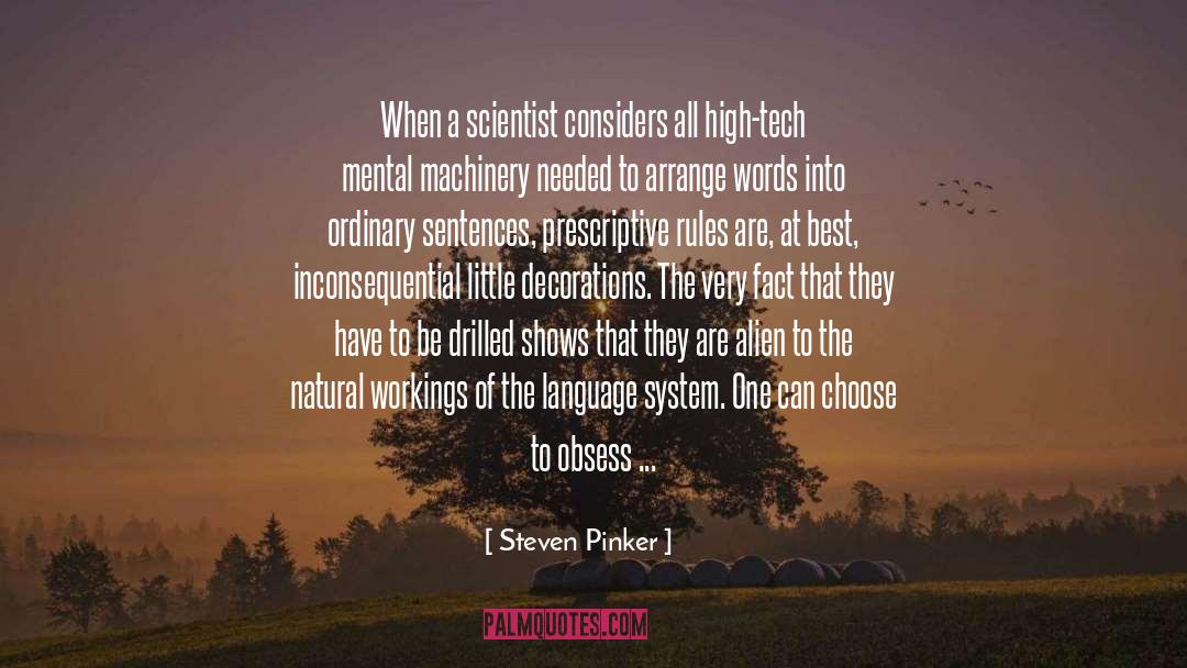 Ordinary Language quotes by Steven Pinker
