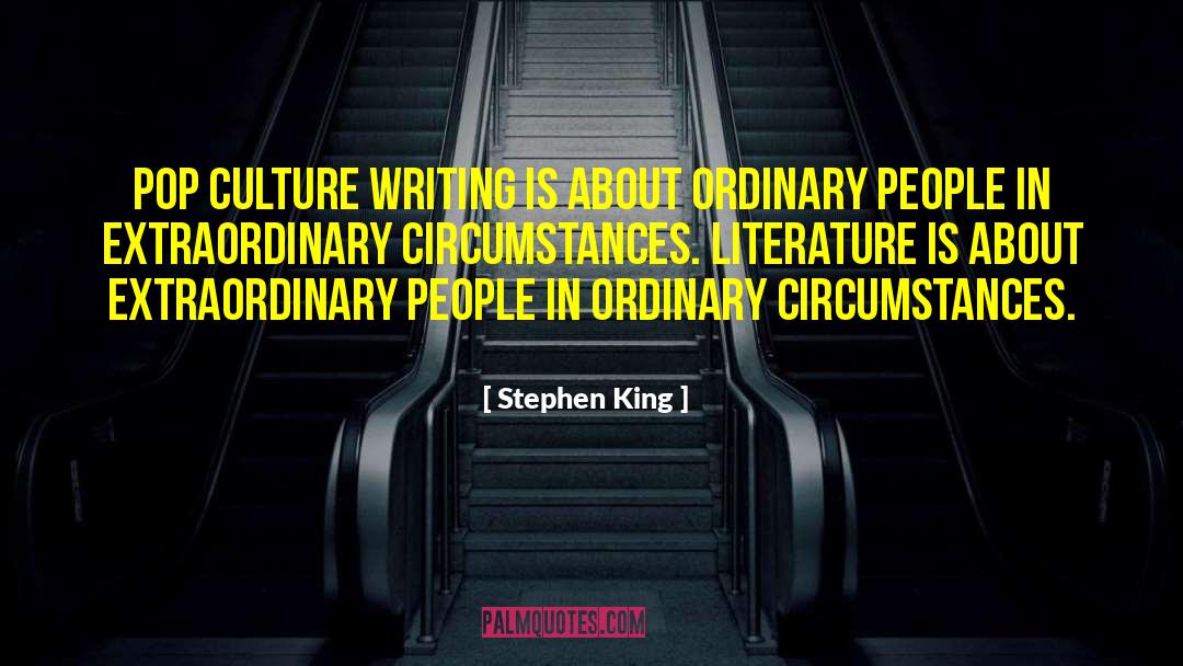 Ordinary People quotes by Stephen King