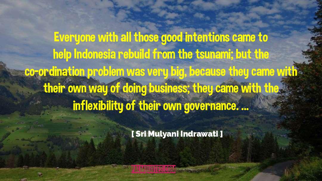 Ordination quotes by Sri Mulyani Indrawati