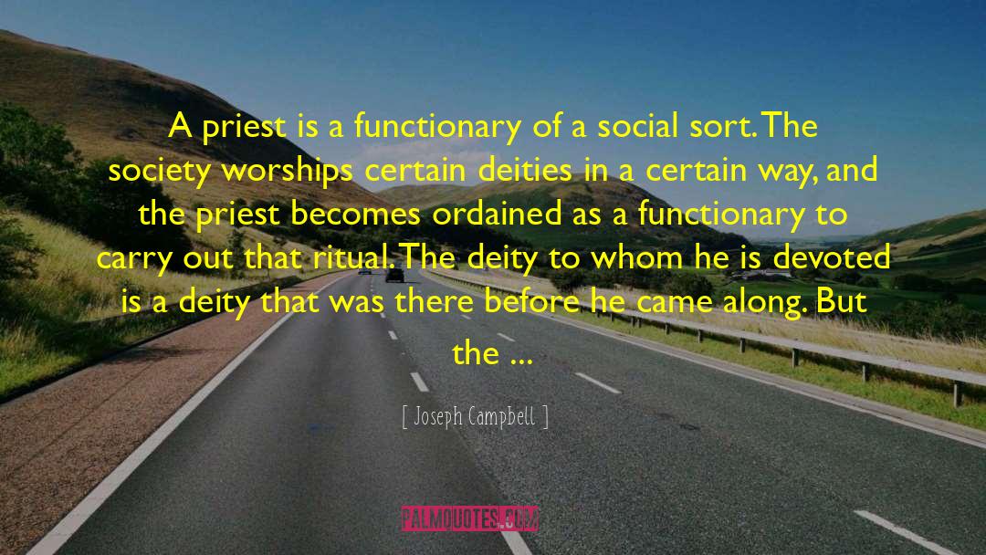 Ordination quotes by Joseph Campbell