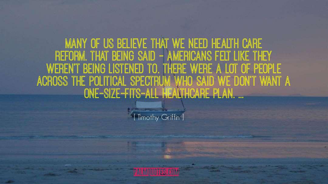 Oregon Health Care quotes by Timothy Griffin