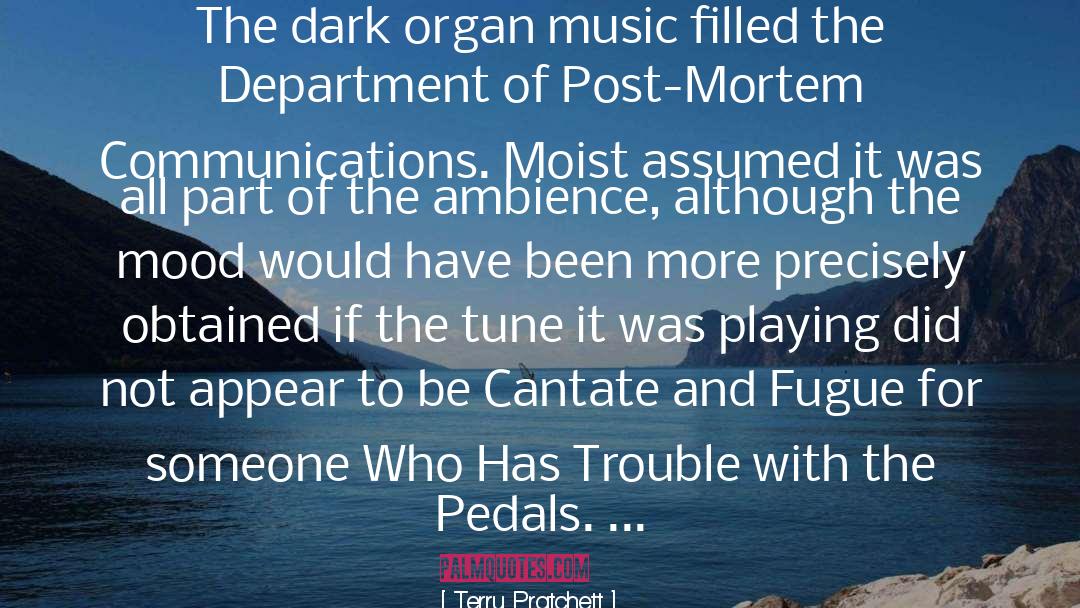 Organ Music quotes by Terry Pratchett