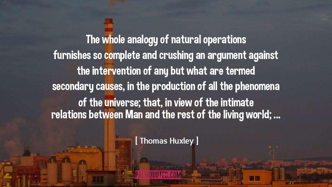 Organic Agriculture quotes by Thomas Huxley