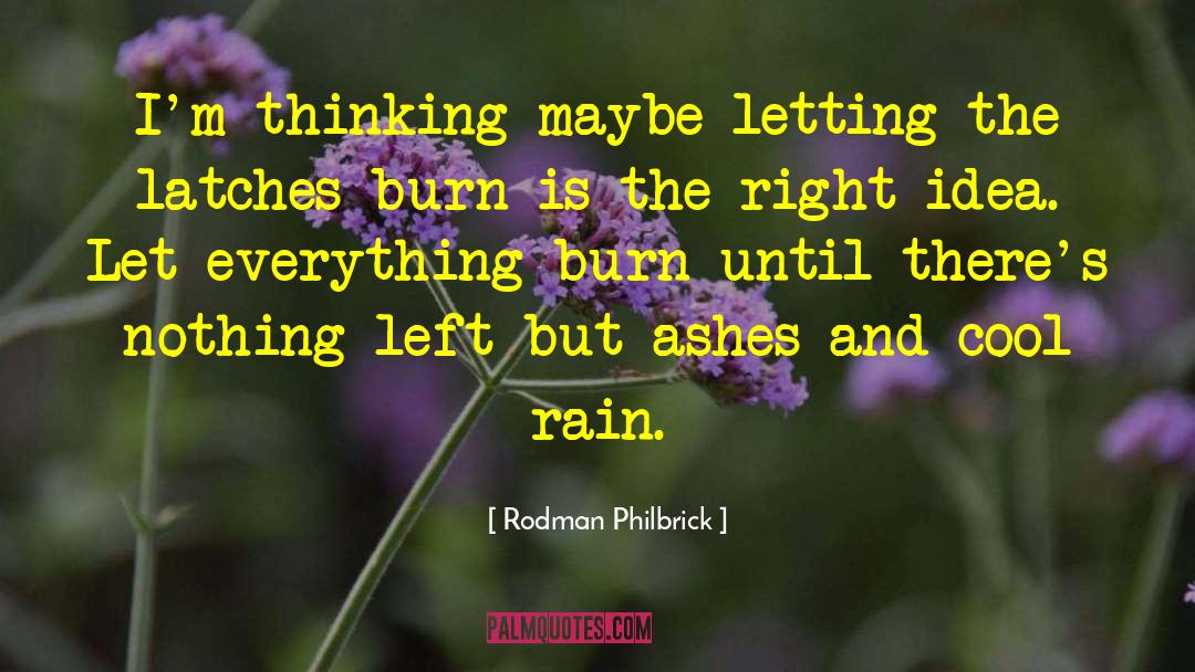 Organic Everything quotes by Rodman Philbrick