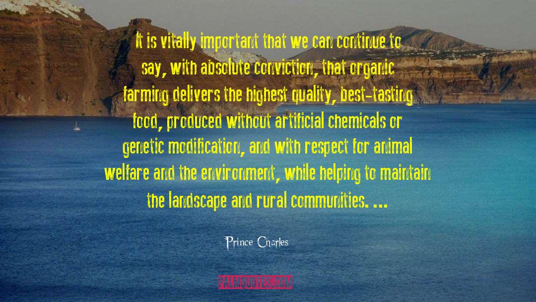 Organic Farming quotes by Prince Charles