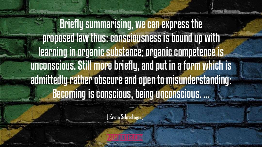 Organic Foods quotes by Erwin Schrodinger