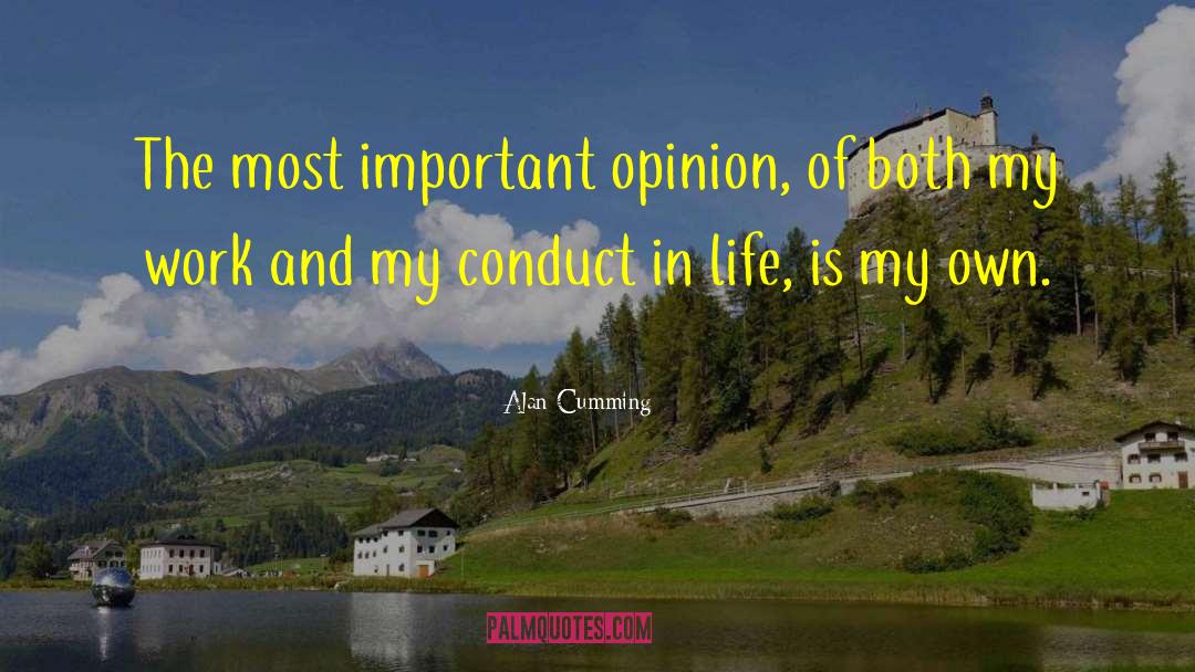 Organic Life quotes by Alan Cumming